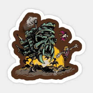 Moving Castle Grayskull Sticker